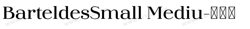 BarteldesSmall Mediu字体转换